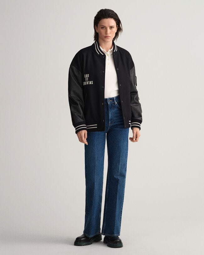 Polo de manga comprida em algodão piqué Original