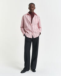 Top com gola alta em algodão leve