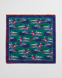 Lenço de bolso em seda Sailing Print