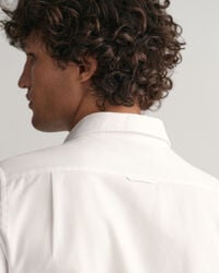 Camisa em sarja formal slim fit