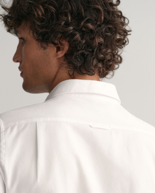 Camisa em sarja formal slim fit