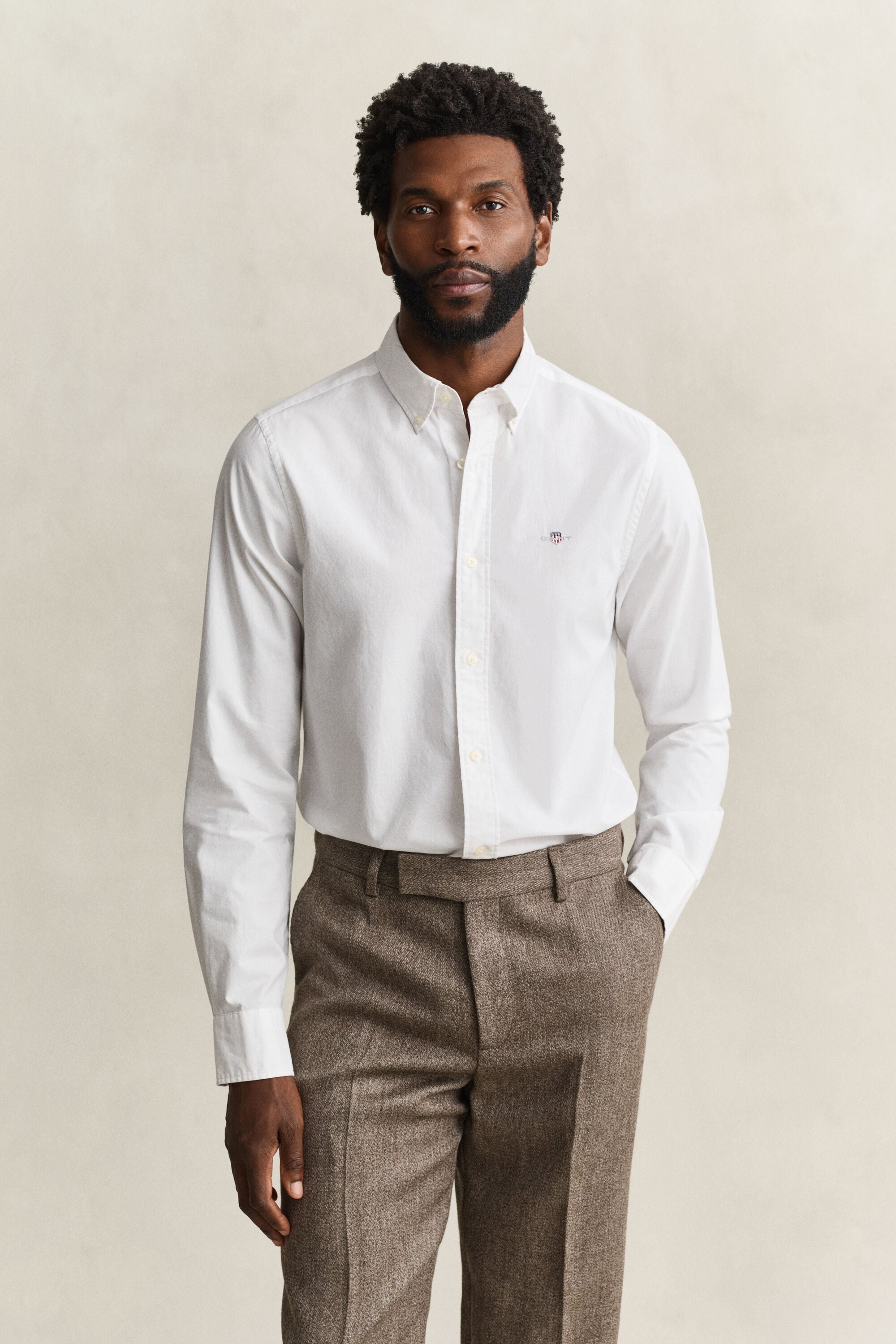 Camisa de popelina Classic slim fit