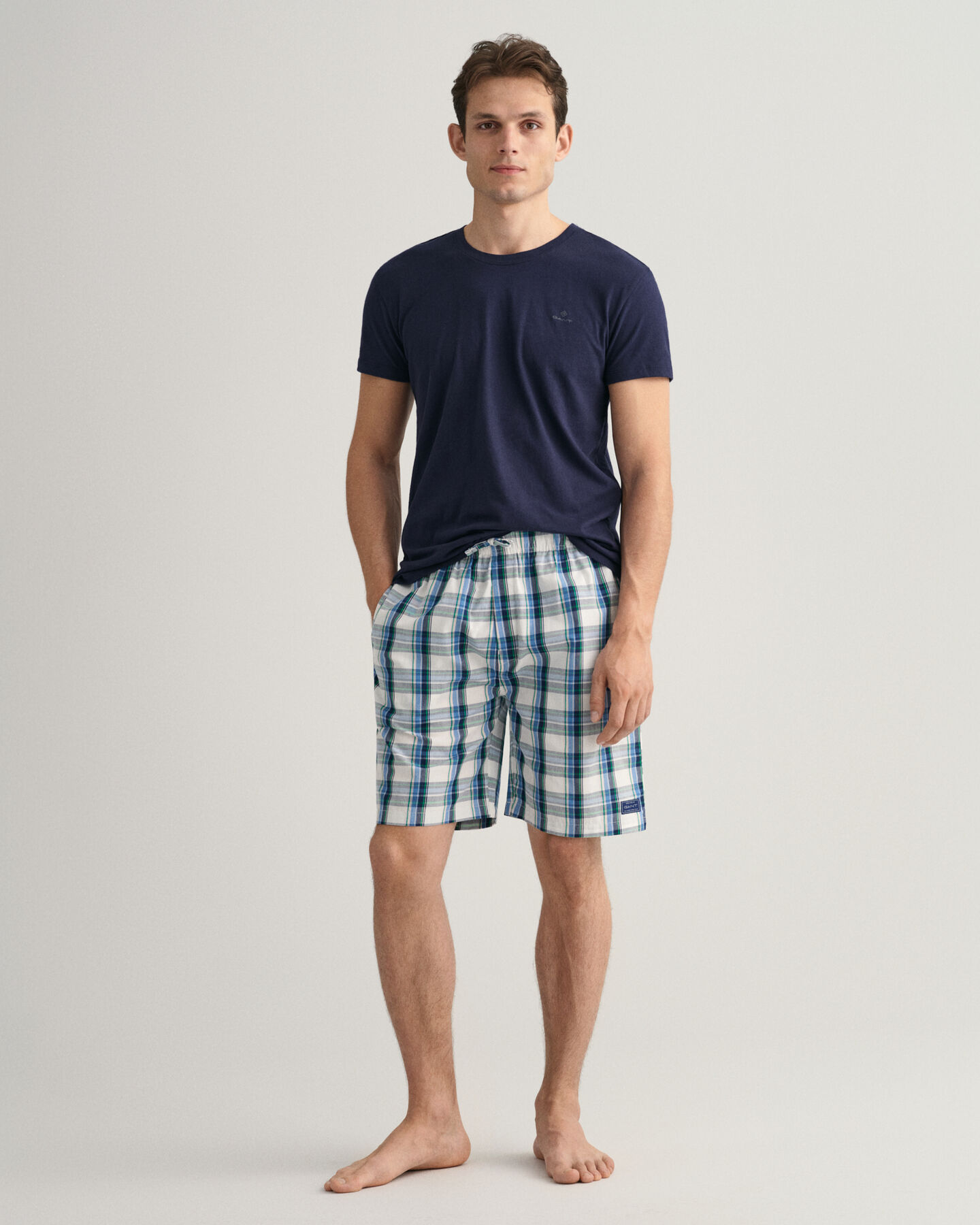 Cal&ccedil;&otilde;es de pijama com padr&atilde;o de xadrez