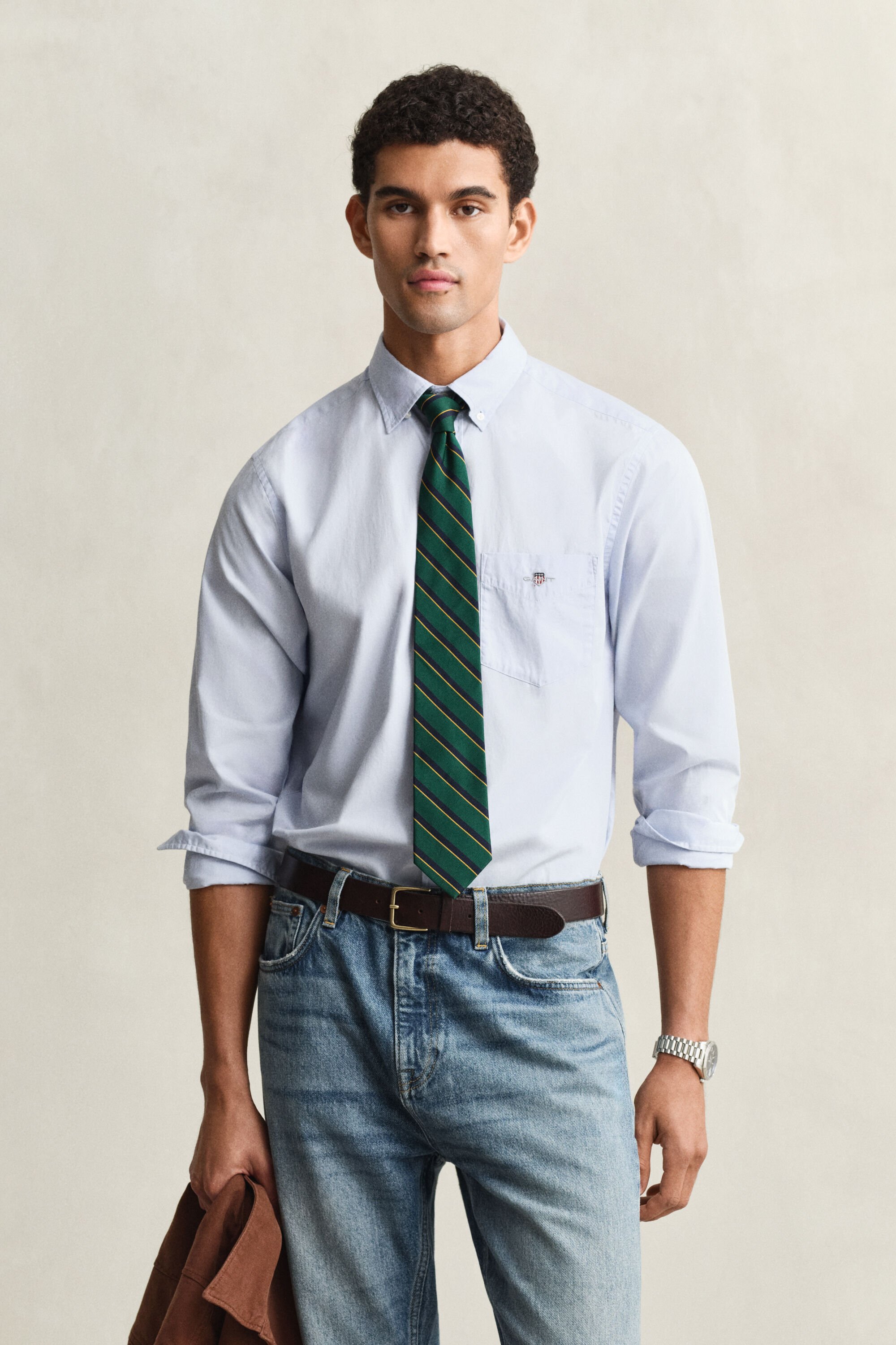 Camisa em popelina Classic regular fit