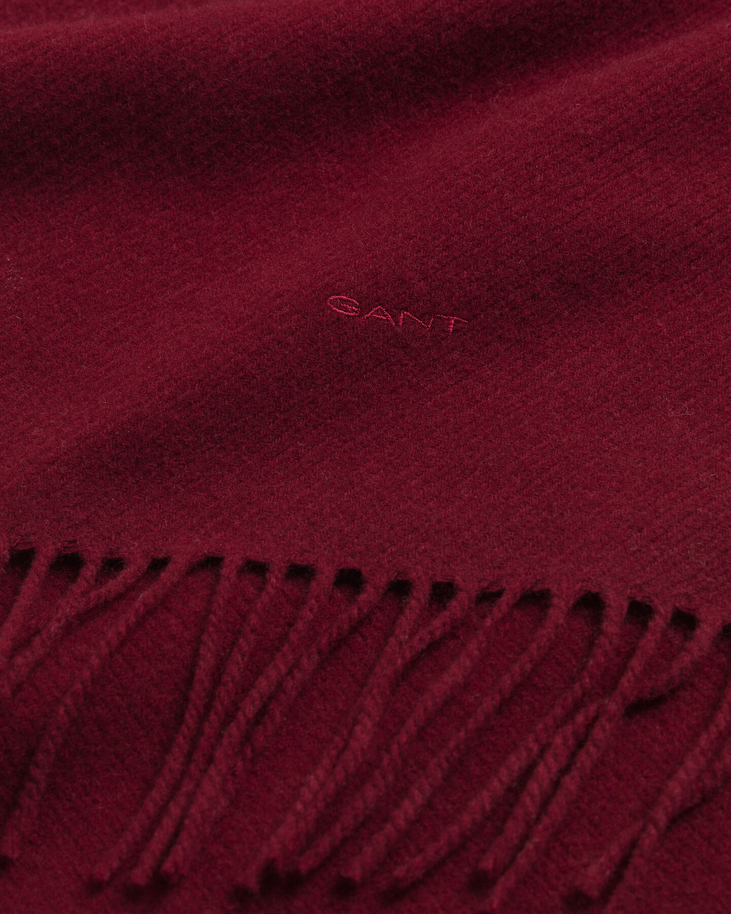 Cachecol em lã sarjada