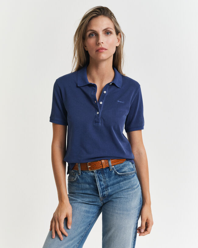 Polo em algod&atilde;o piqu&eacute; Sunfaded