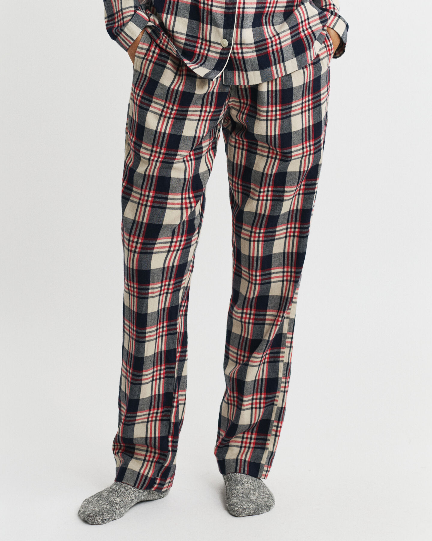 Caixa de presente com pijama em flanela