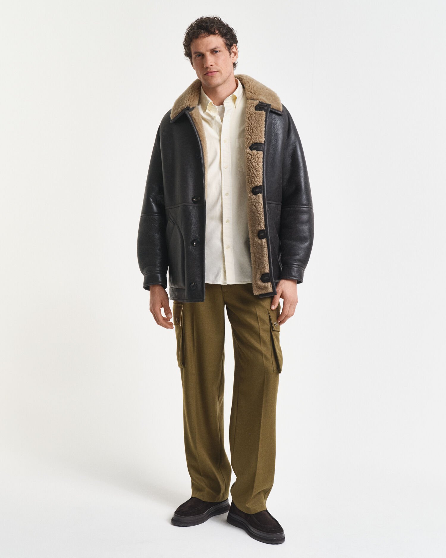 Camisa em sarja regular fit