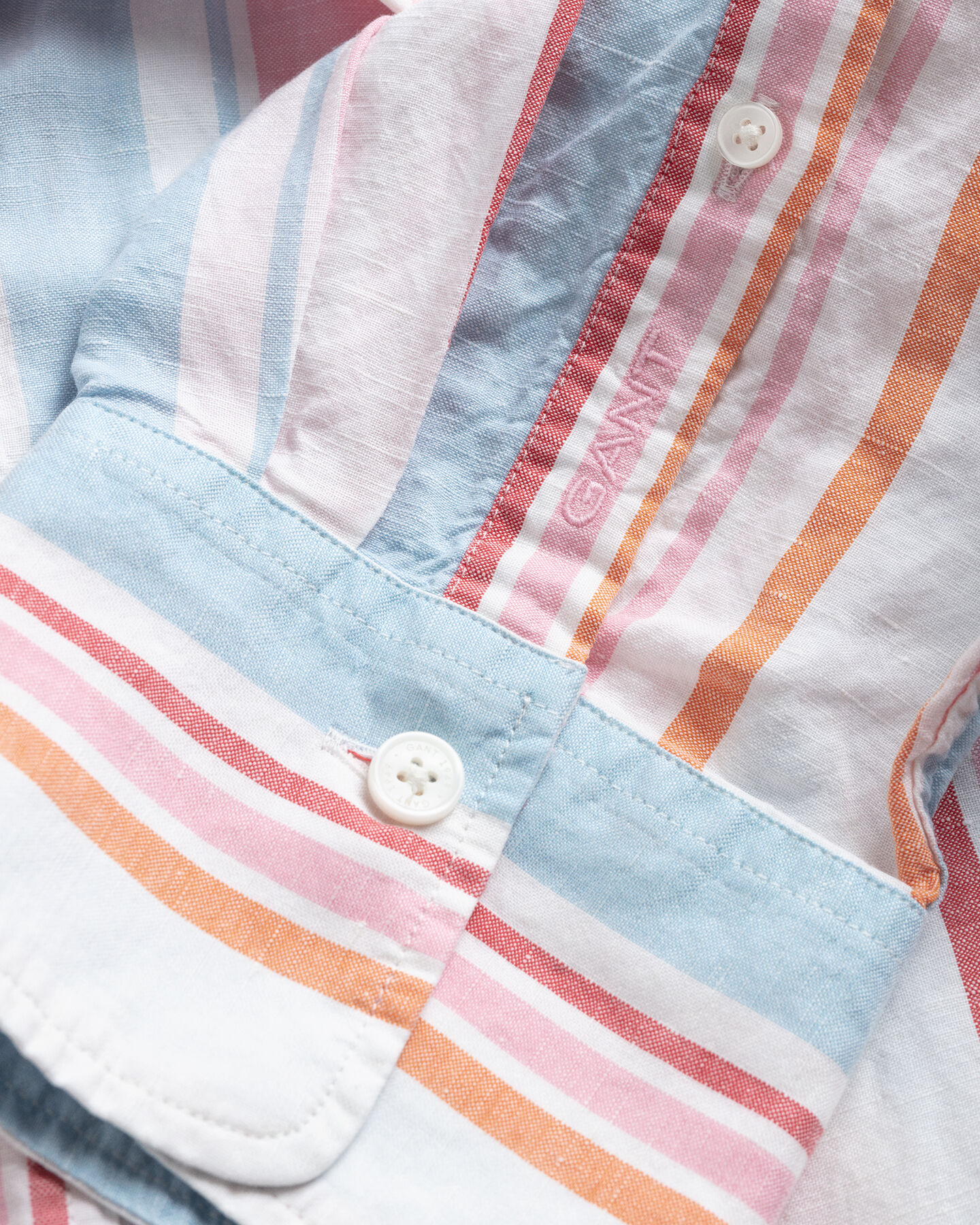 Camisa às riscas oversized