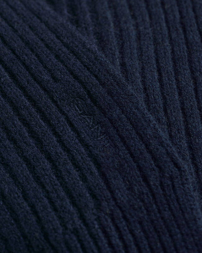 Cachecol em malha de lã fina