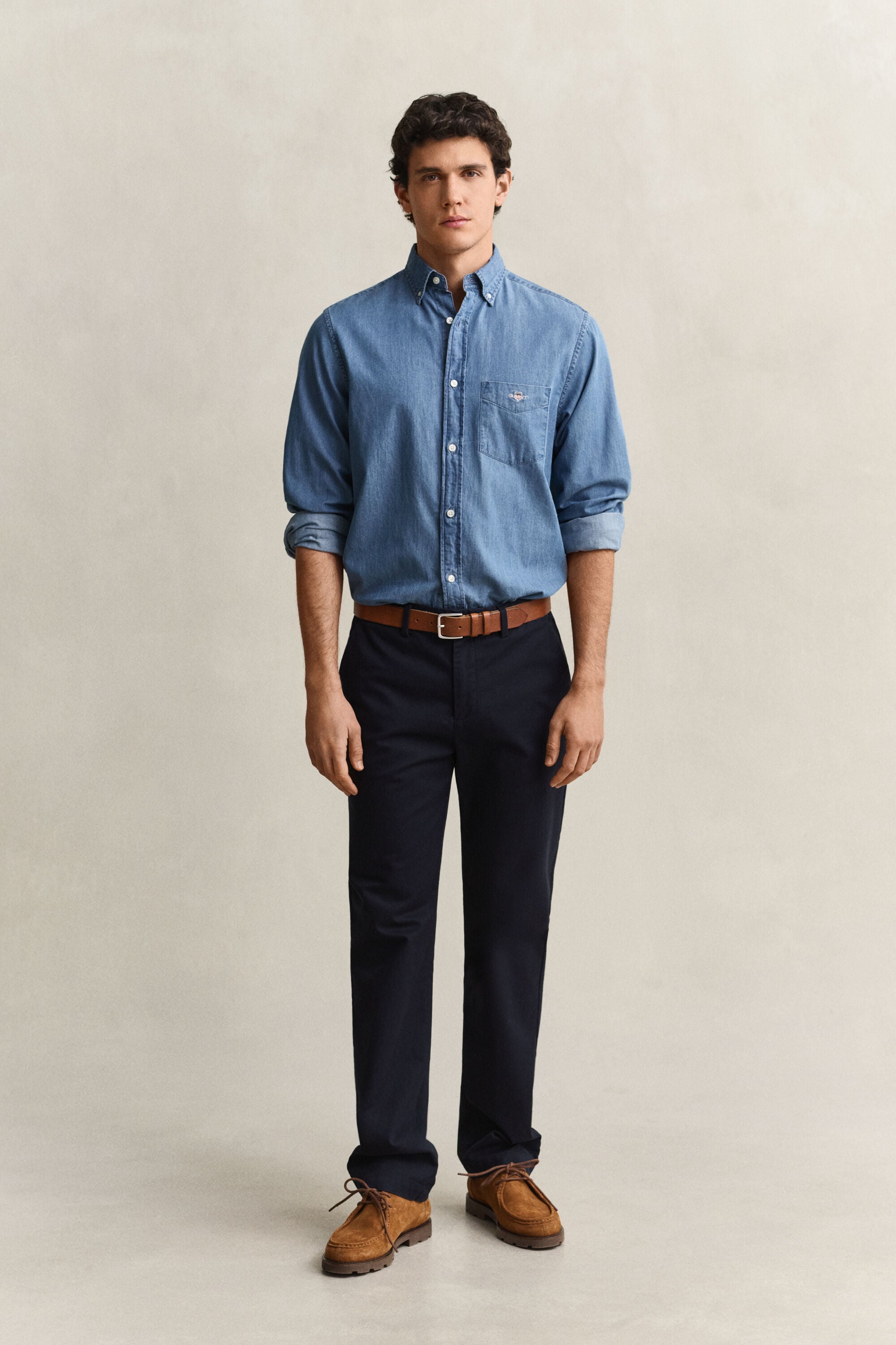 Calças chino elegantes regular fit