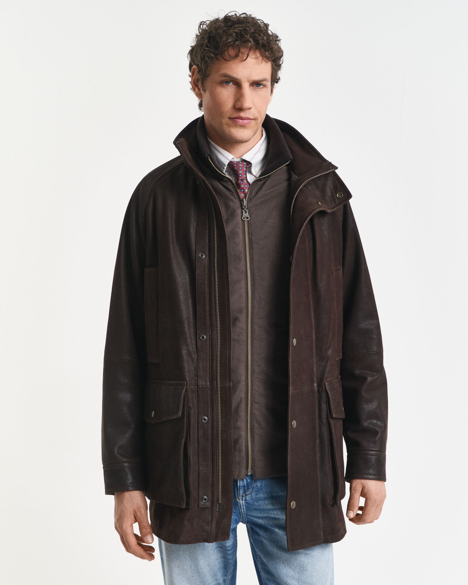 Casaco Decker em nubuck