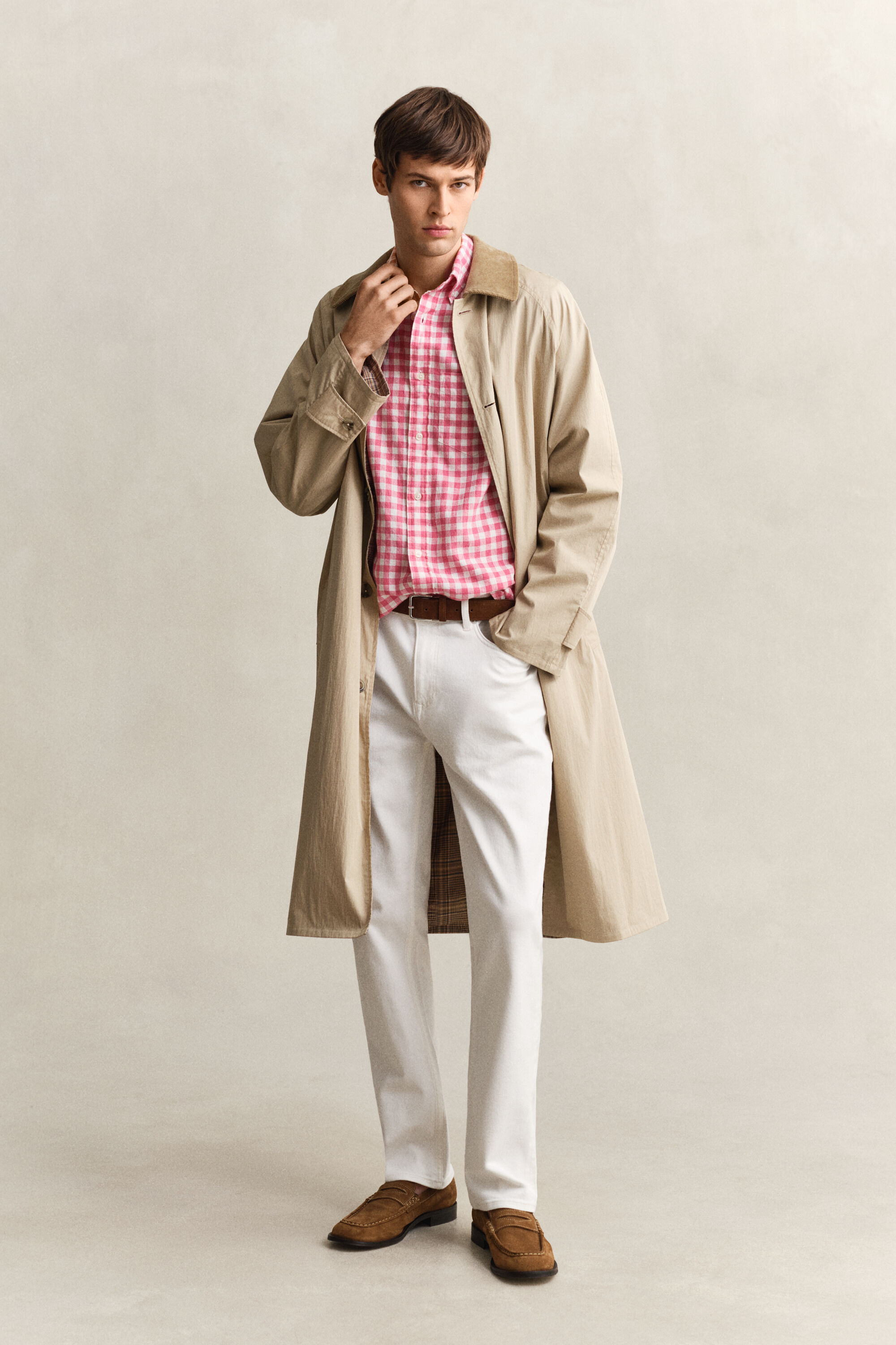 Calças de ganga brancas