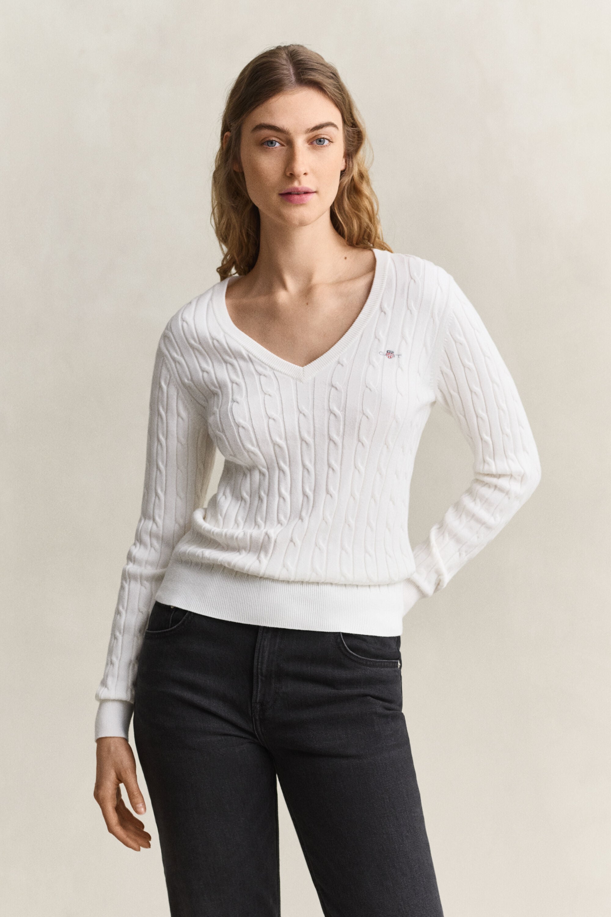 Camisola de malha entrançada Classic