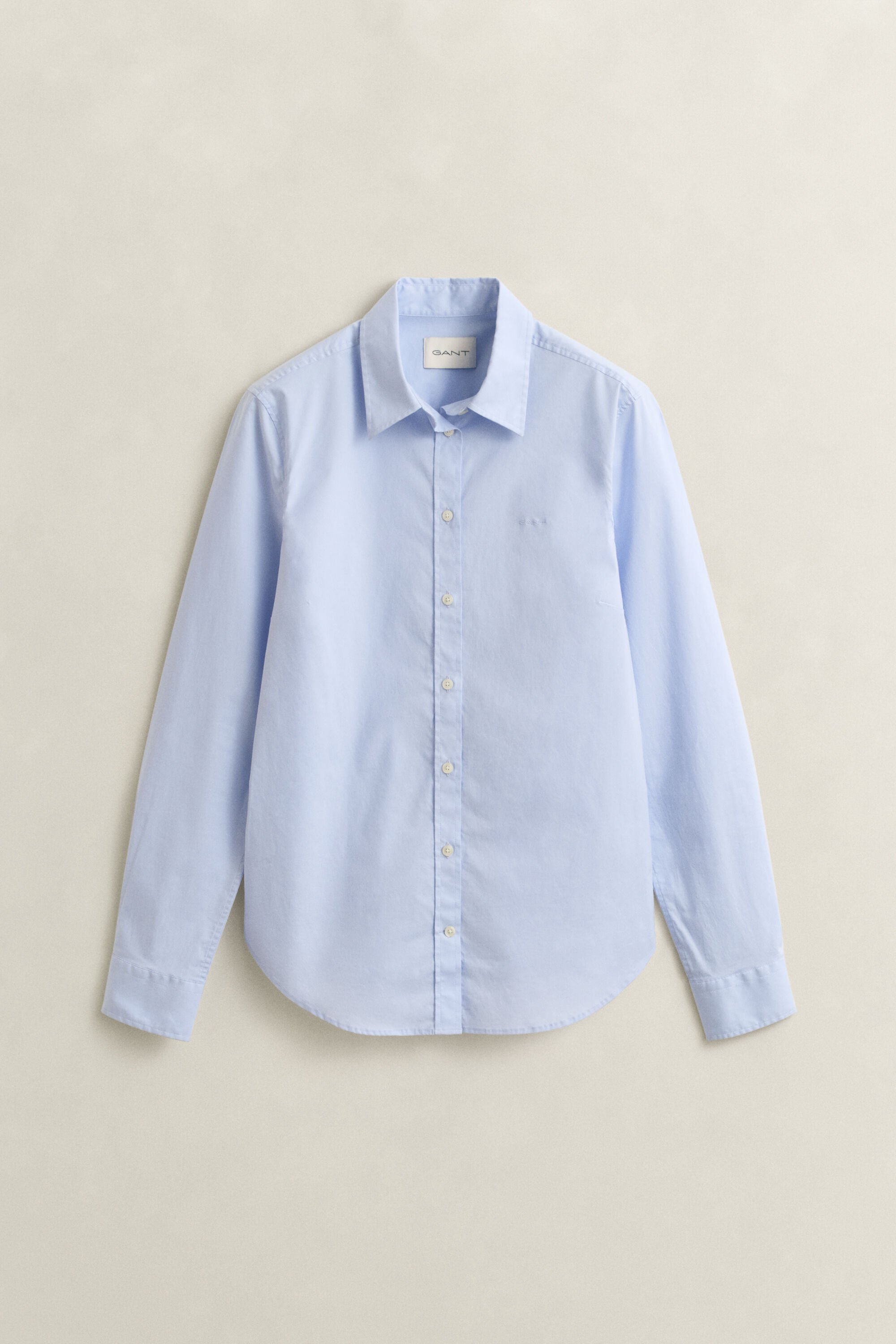 Camisa em popelina slim fit