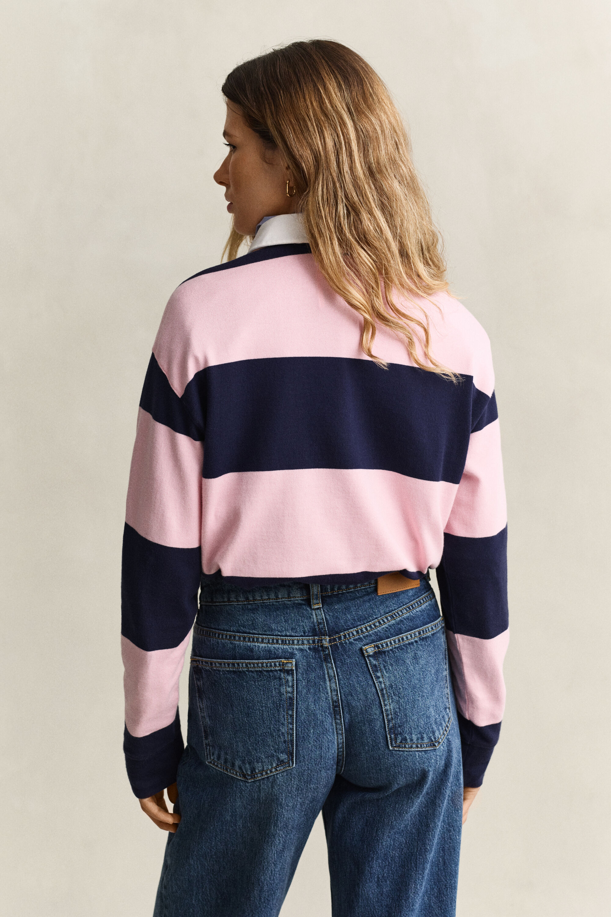 Heavy Rugger às riscas Gant x Yale