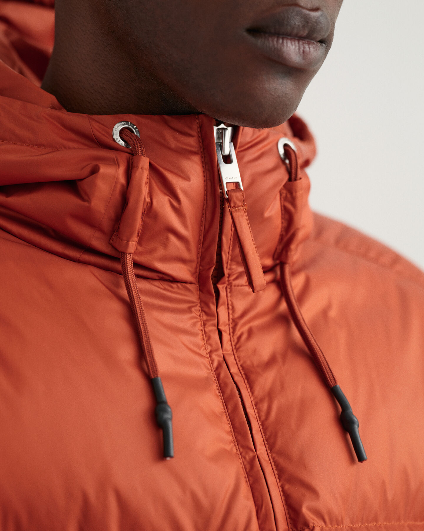 Blusão brilhante Puffer