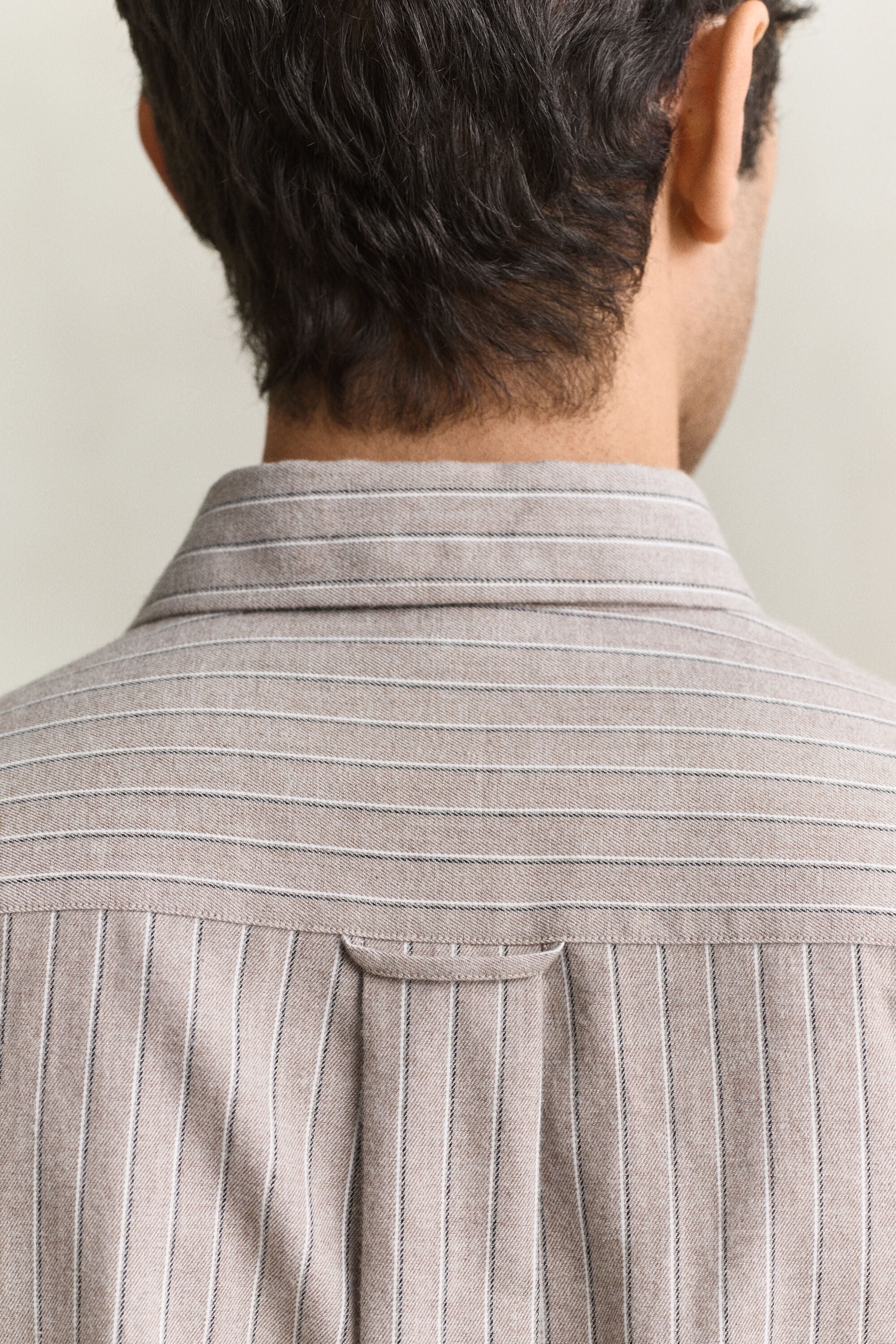 Camisa de flanela às riscas Mélange