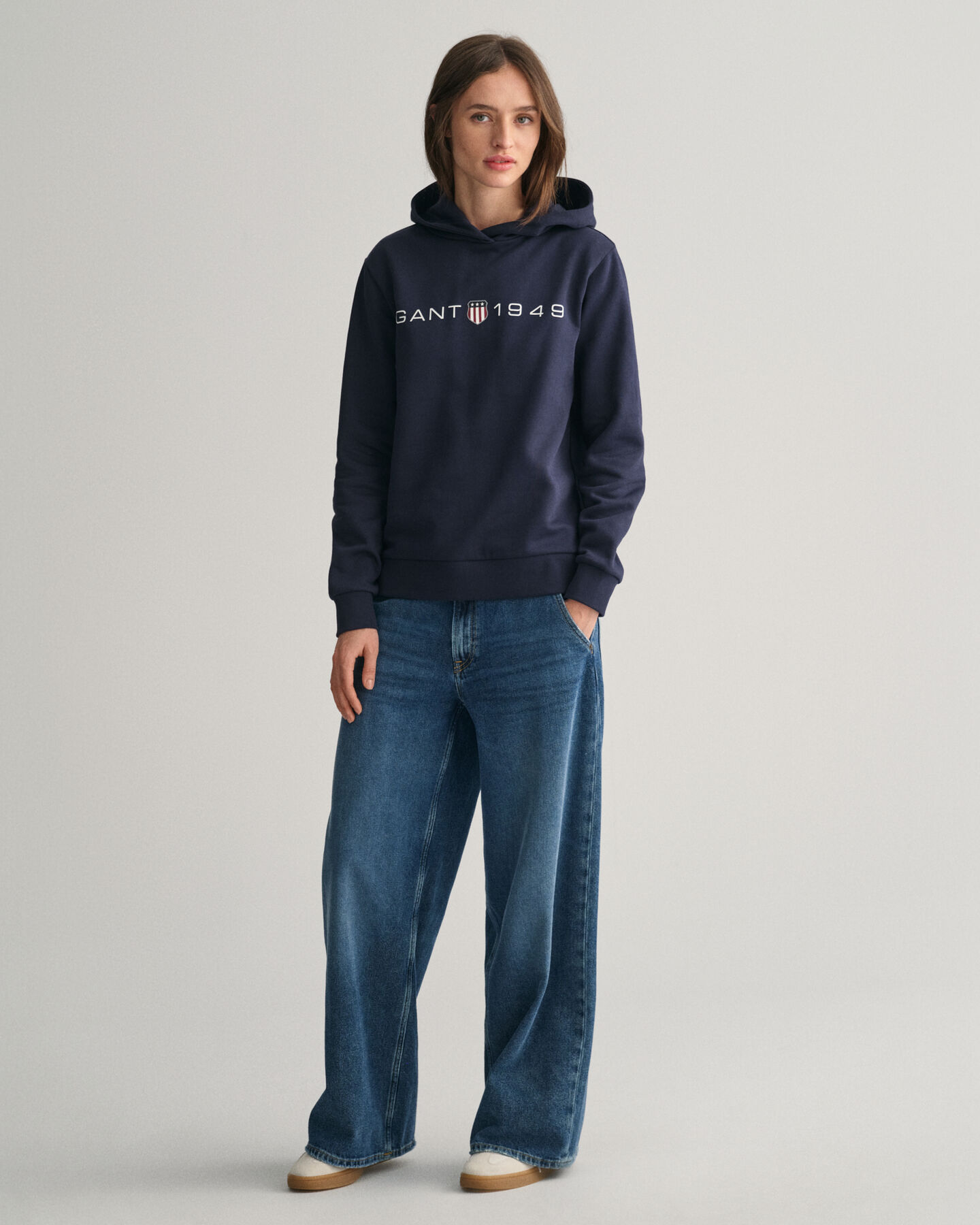 Sweatshirt com capuz e estampado Archive Shield