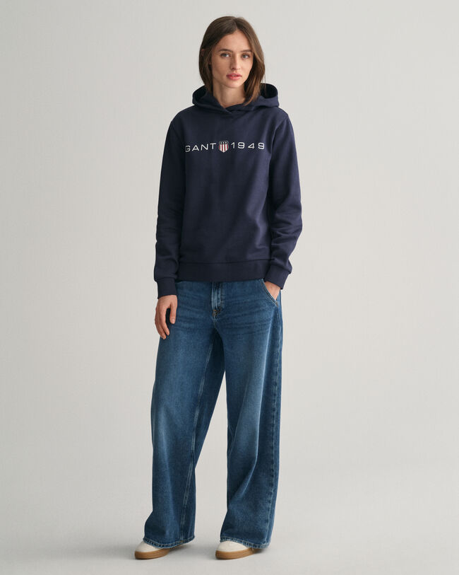 Sweatshirt com capuz e estampado Archive Shield