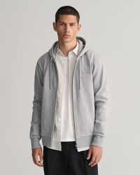 Sweatshirt com capuz e fecho Tonal Shield