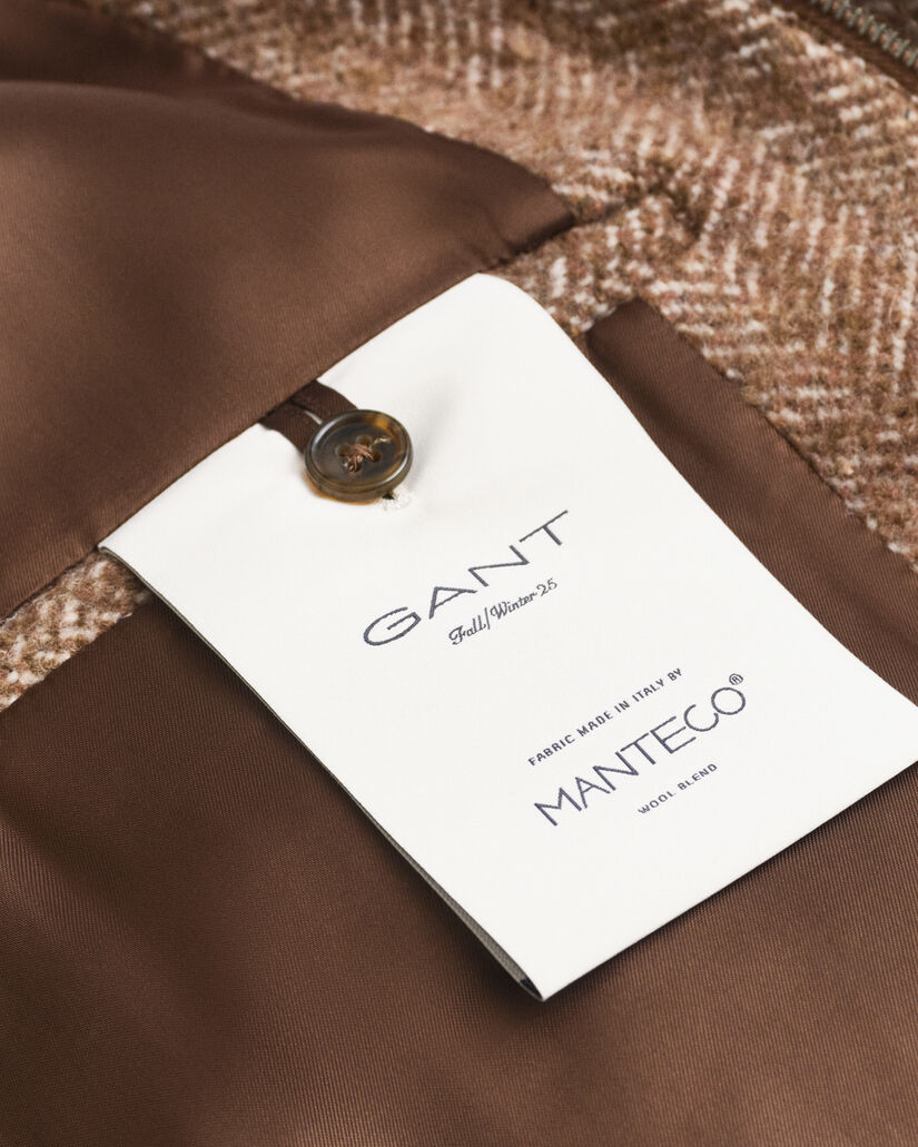 Casaco em lã Harrington