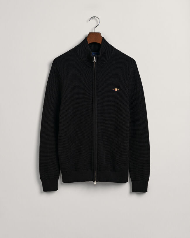 Casaco de malha em algodão Texture