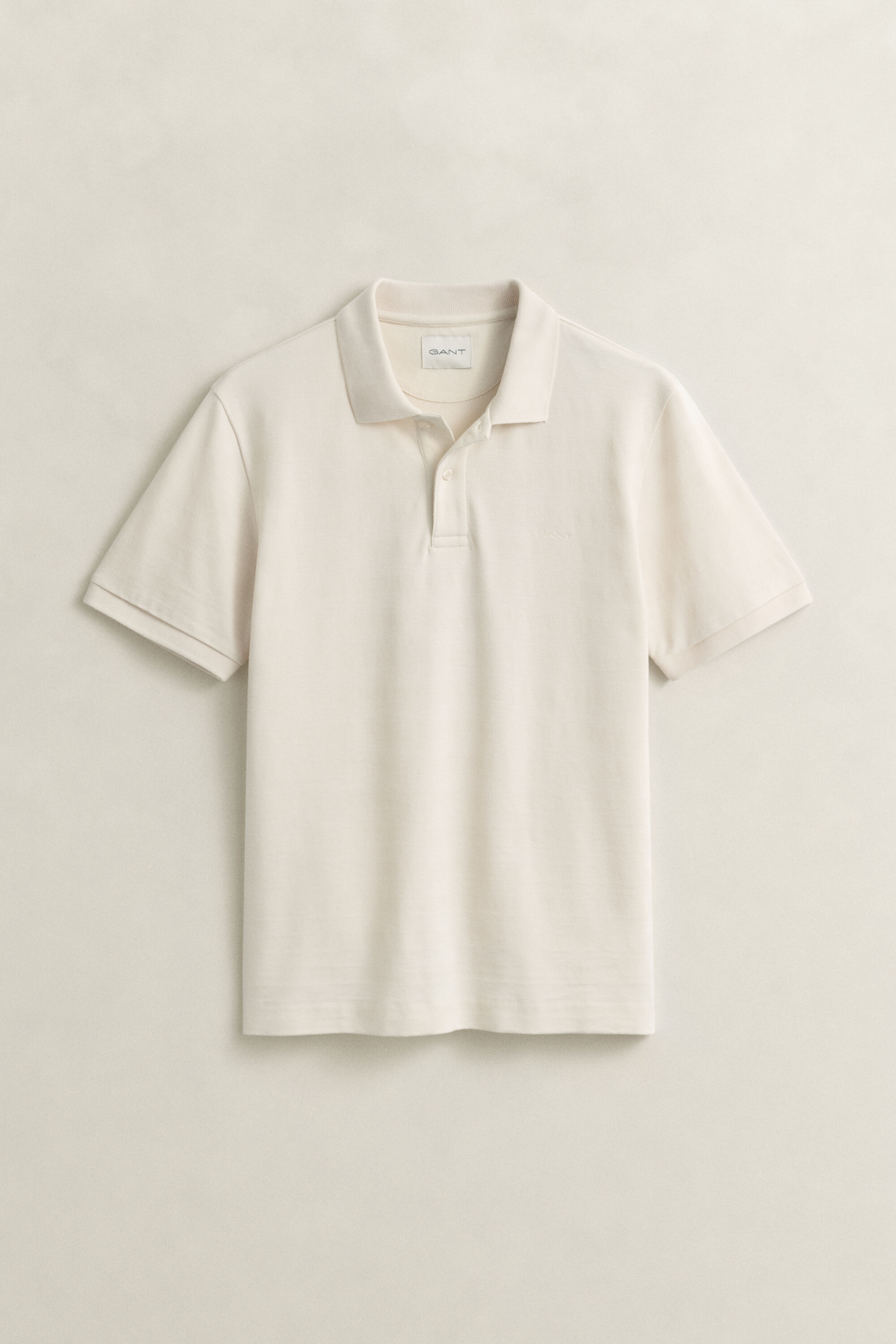 Polo às riscas Textured