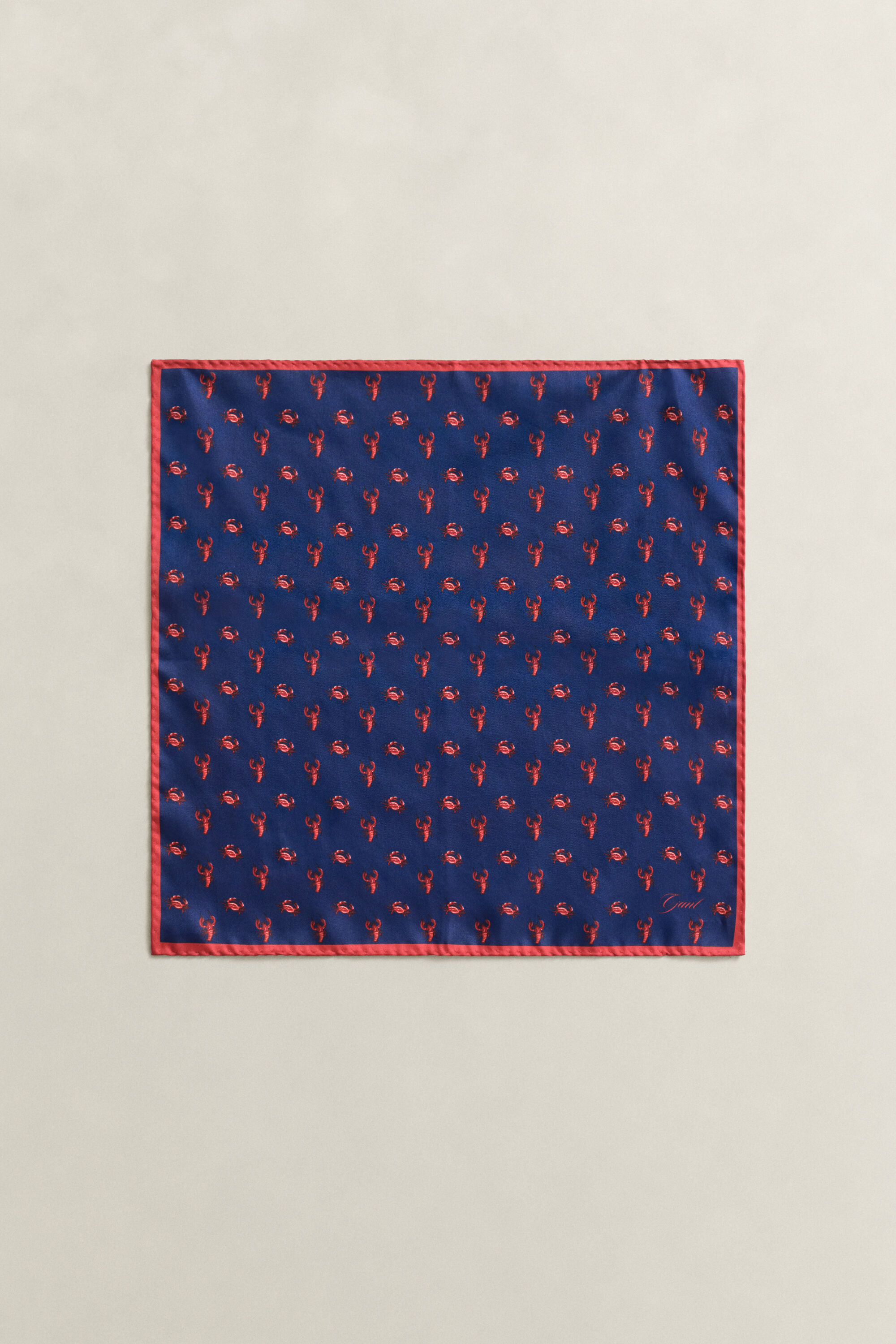 Lenço de bolso Crab