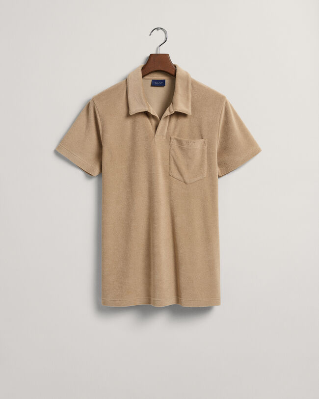 Polo em algod&atilde;o piqu&eacute; Terry Cloth
