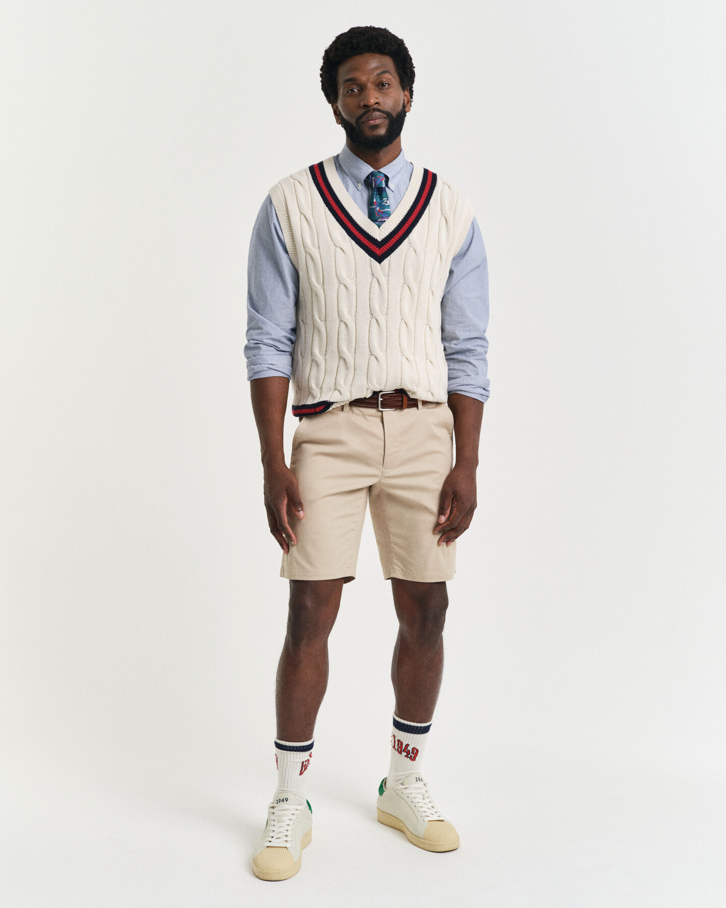 Calções desportivos slim fit