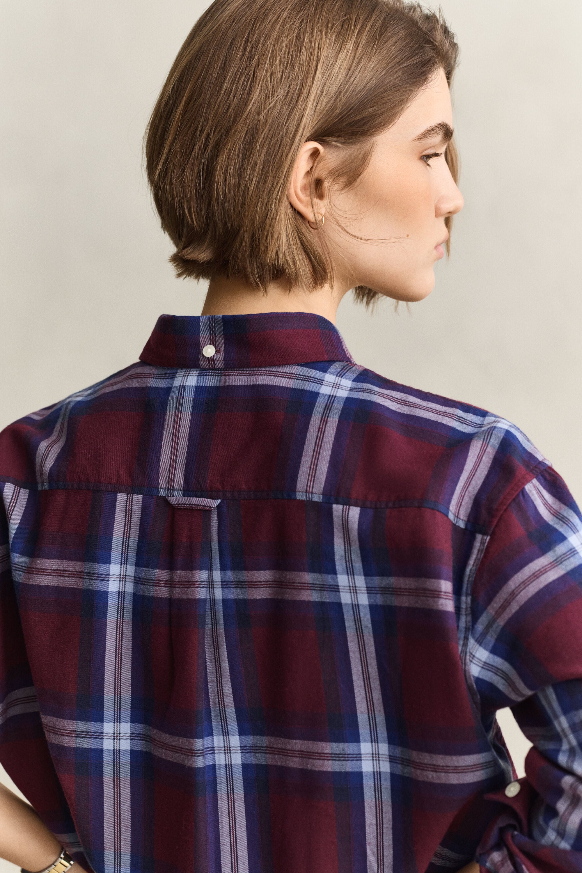 Camisa de flanela relaxed fit