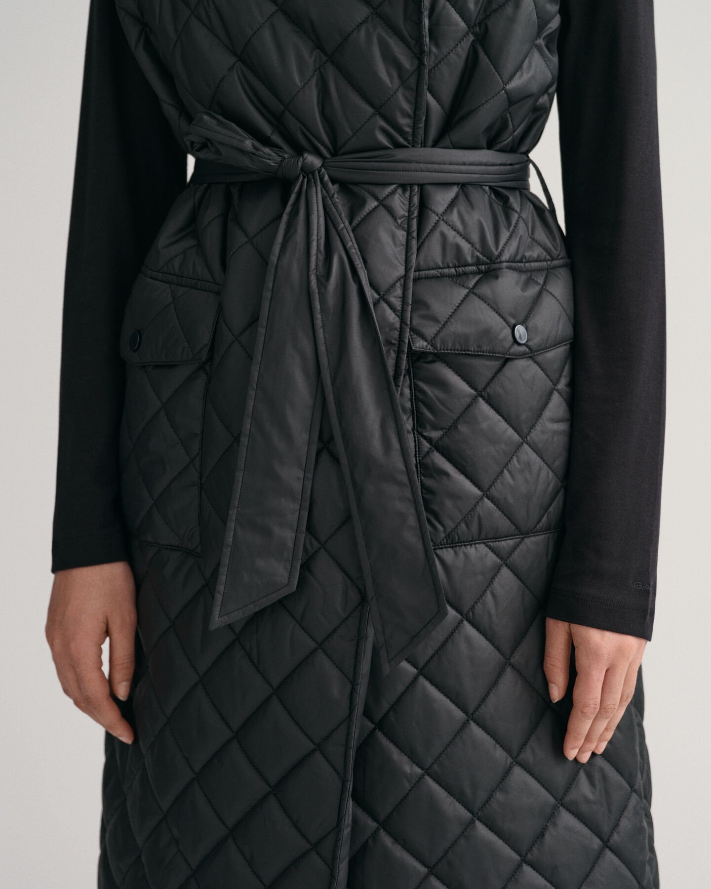 Colete acolchoado comprido