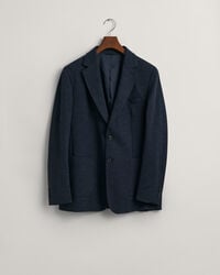 Blazer em linho e algod&atilde;o