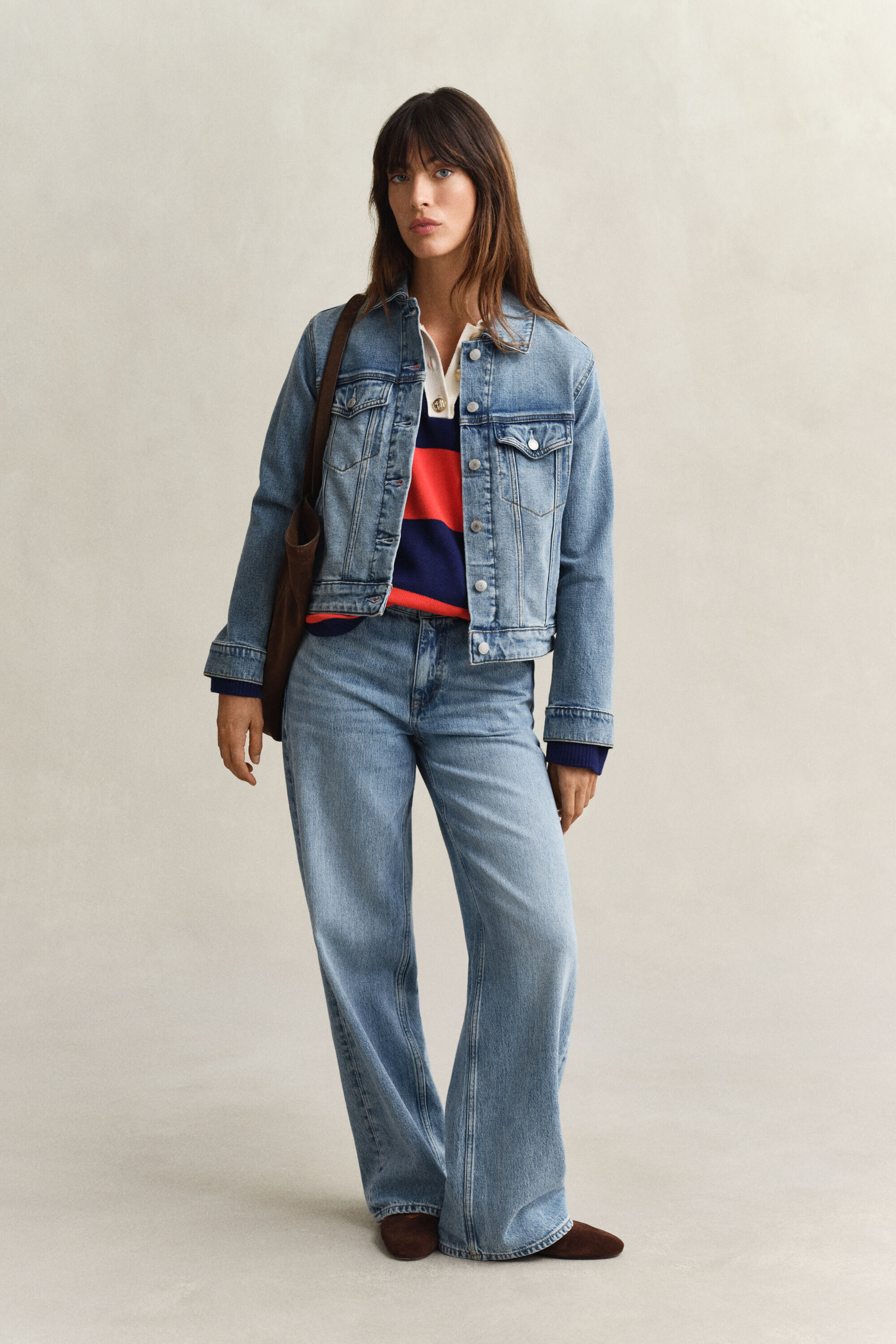 Casaco de ganga Trucker