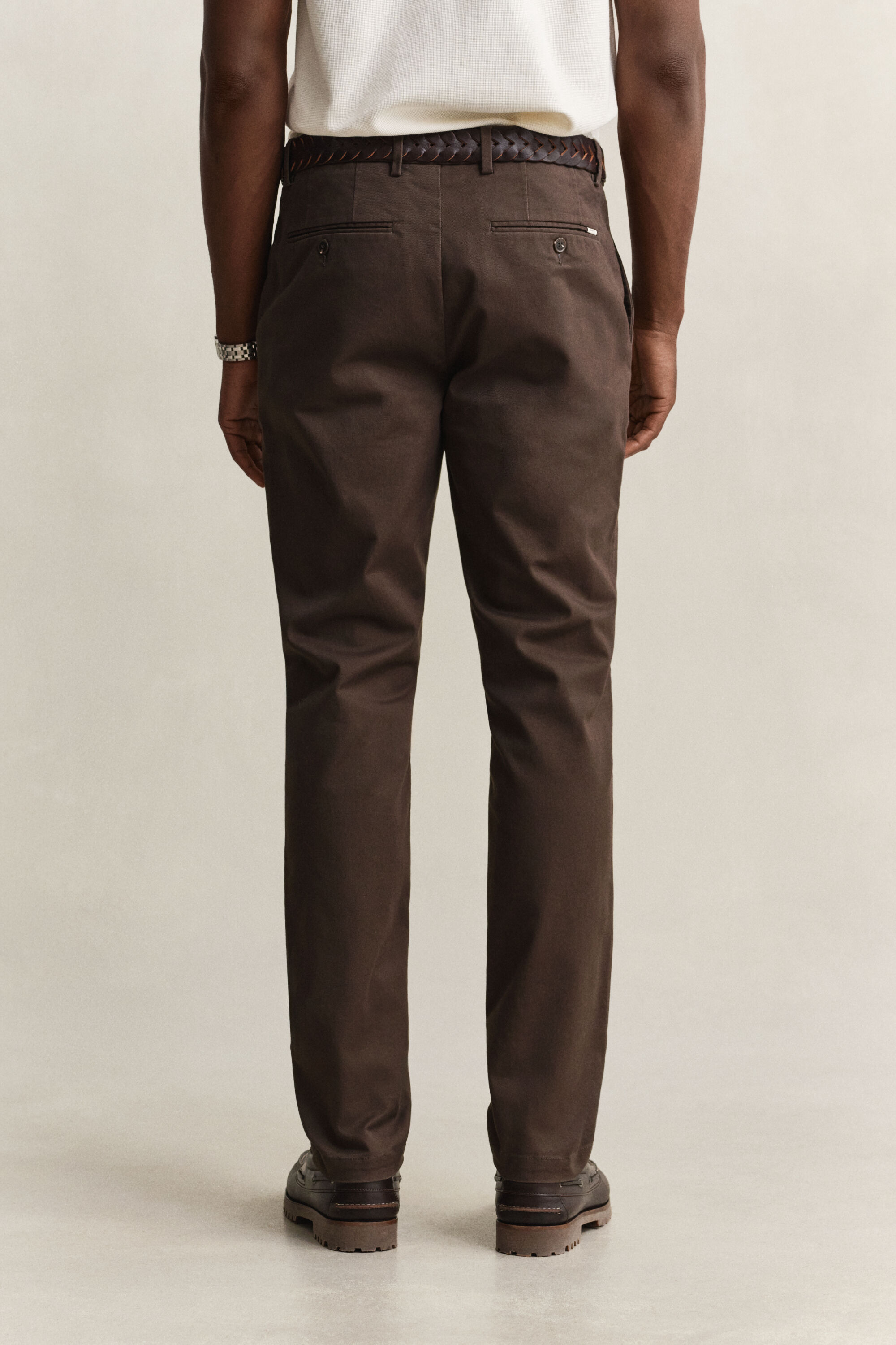 Calças chino elegantes slim fit