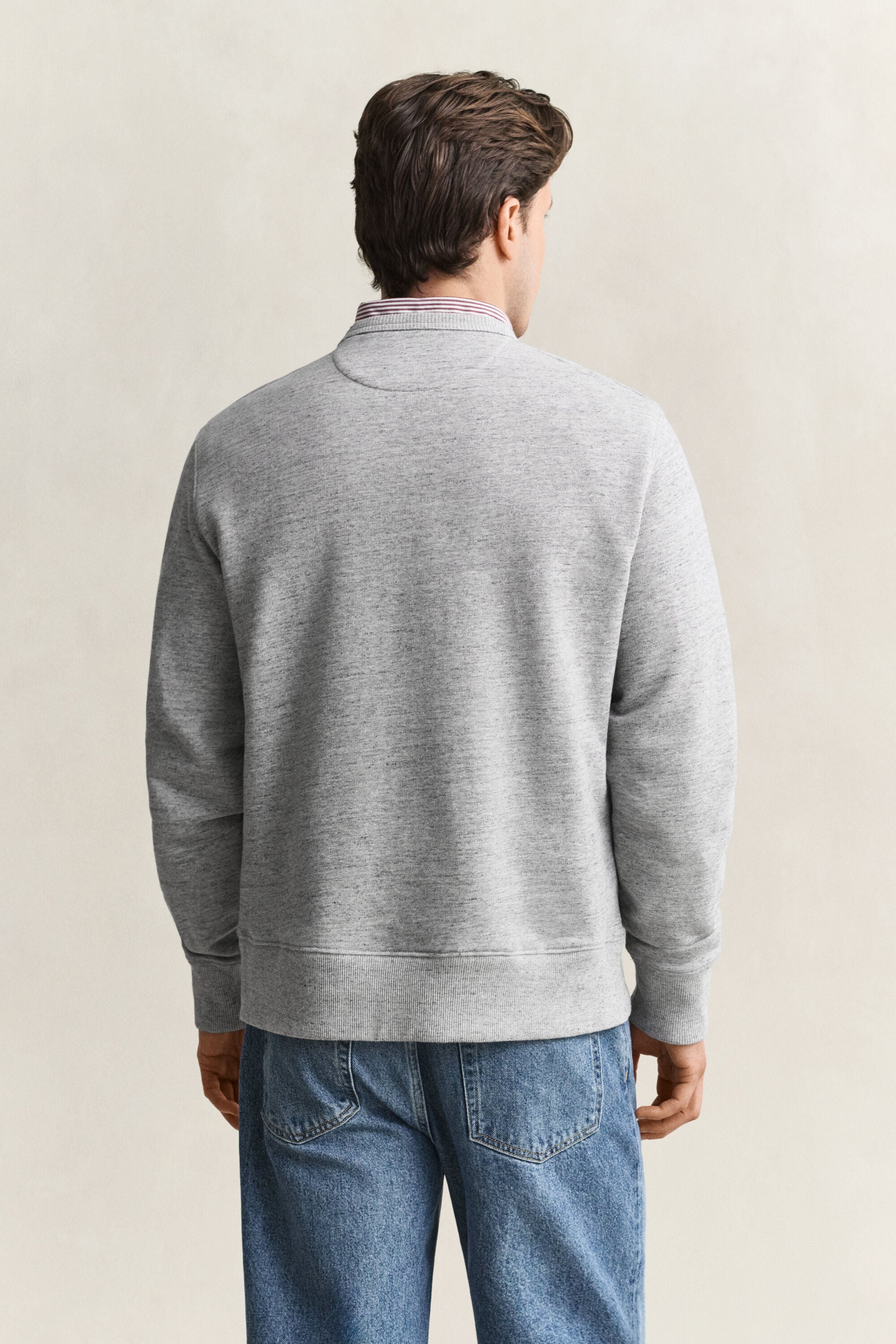 Sweatshirt com decote redondo Heather