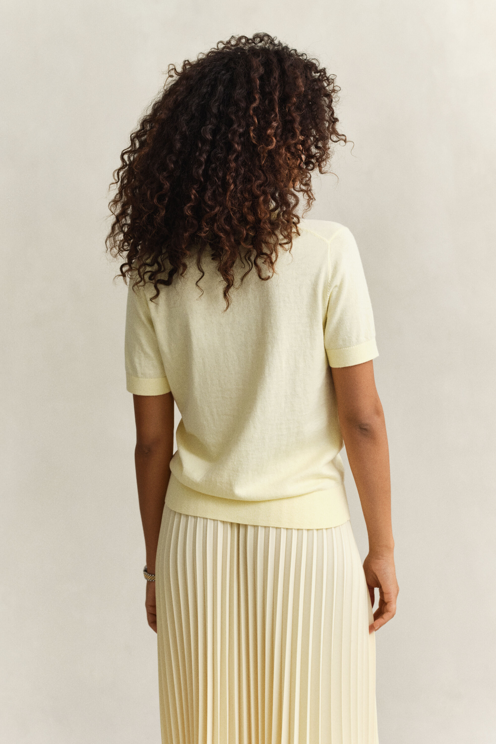 Rugger de manga curta em malha