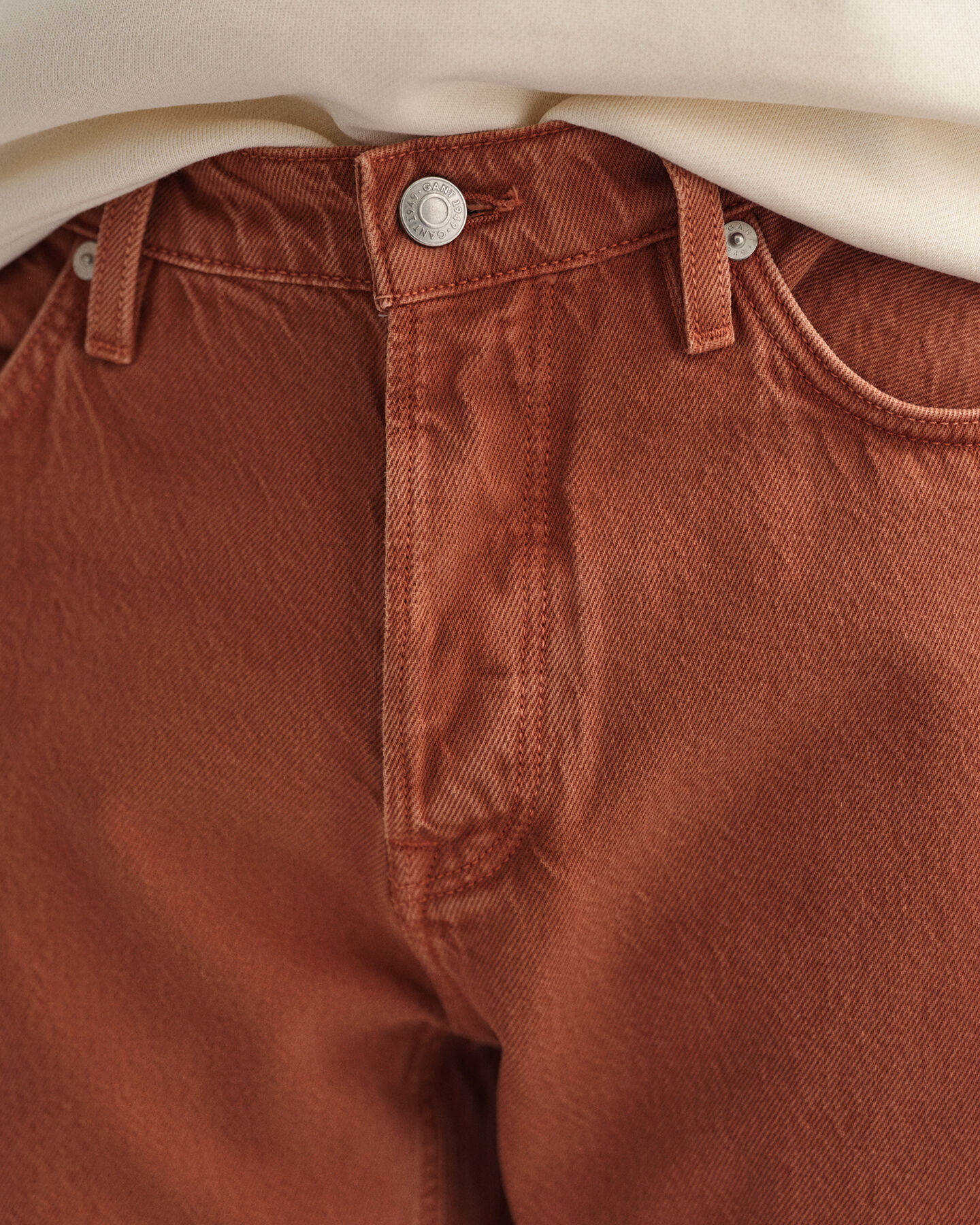 Cal&ccedil;as de ganga coloridas Arley regular fit