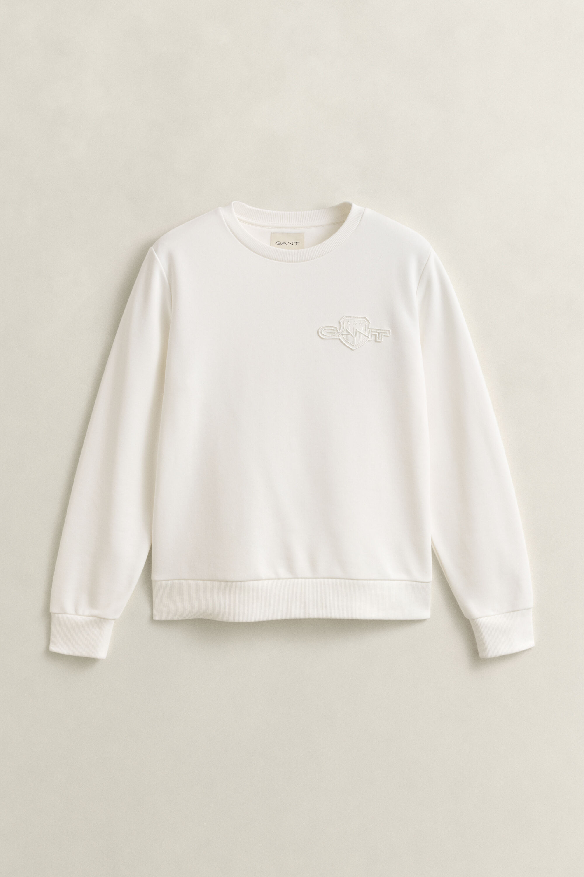 Sweatshirt com decote redondo Tonal Shield