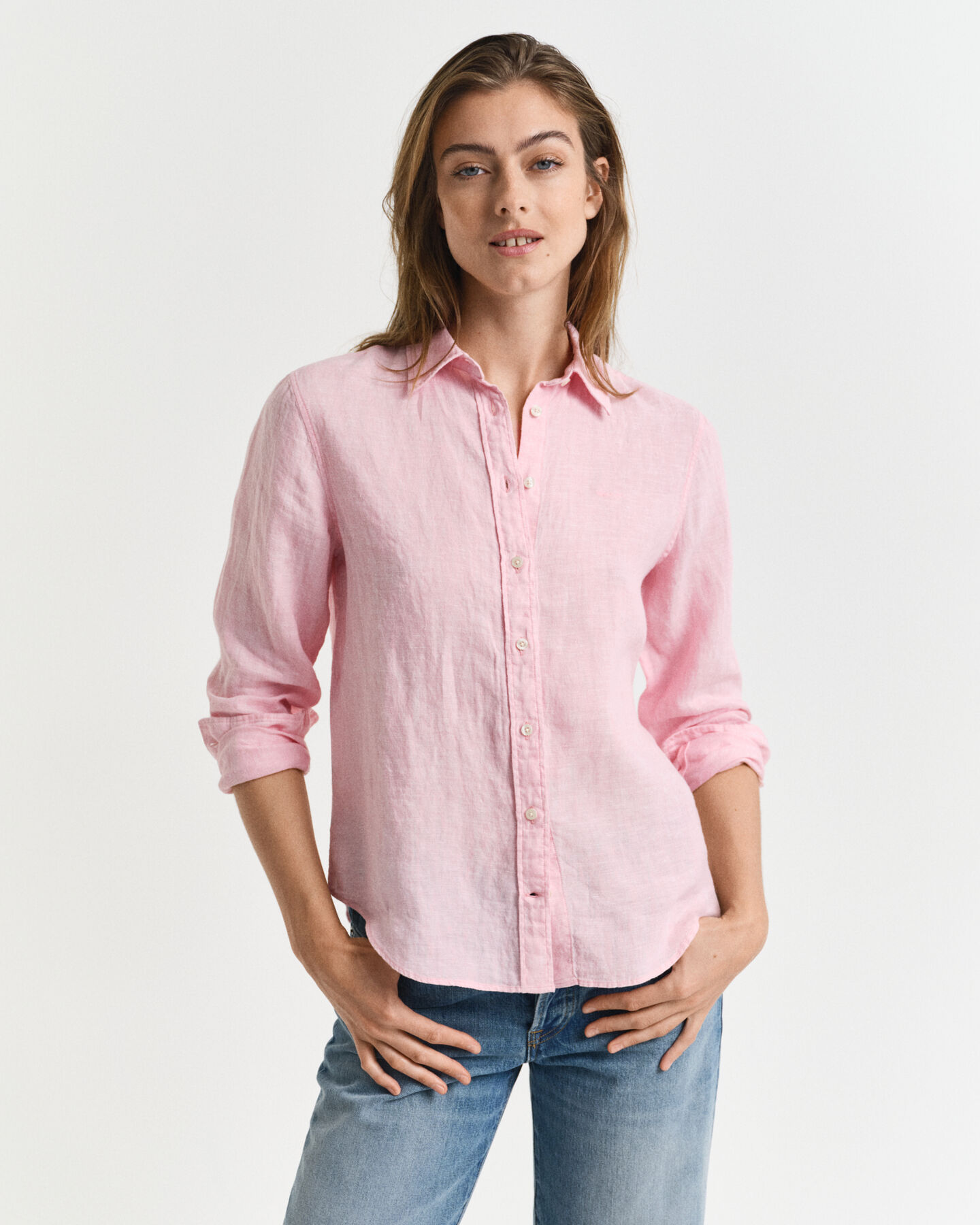 Camisa de linho regular fit
