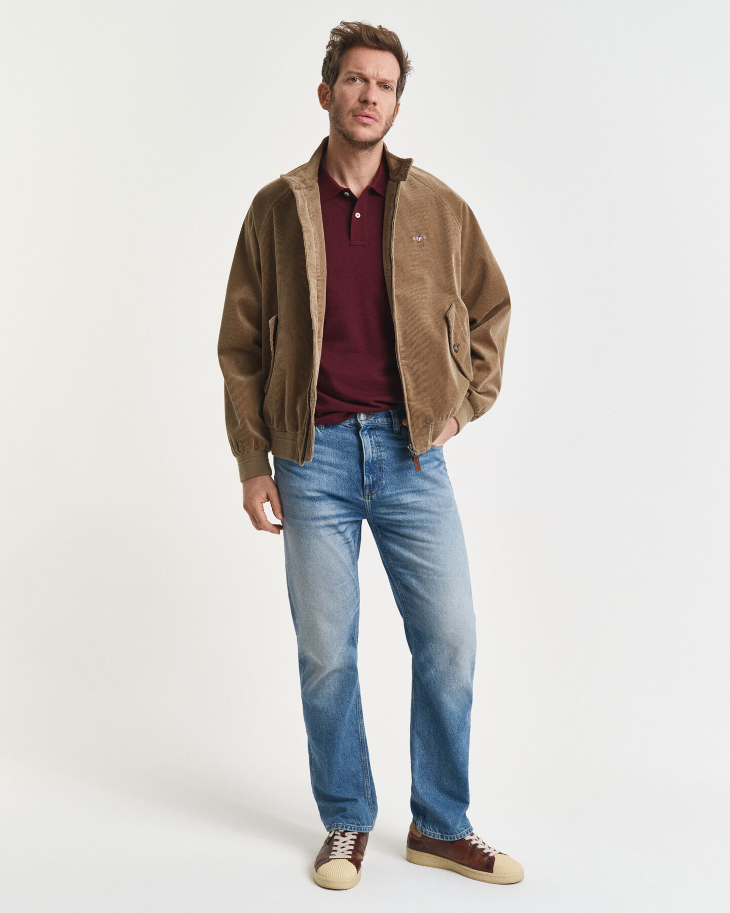 Polo em algodão piqué Shield regular fit