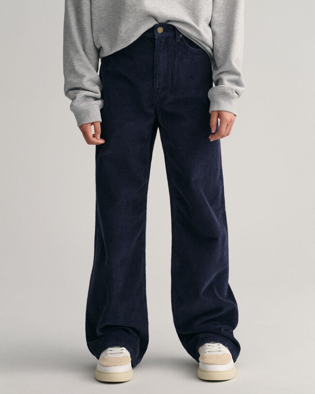 Cal&ccedil;as em bombazina de perna larga Teen Girls