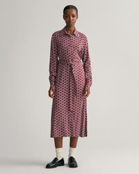 Vestido-camisa Geometric slim fit