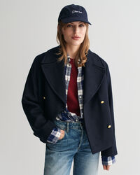 Casaco de marinheiro em lã