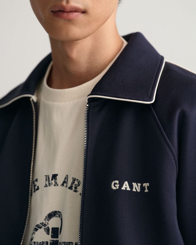 Blusão Tracksuit com colarinho Sailing