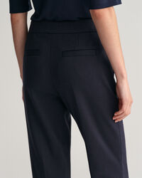 Calças cigarette em jersey