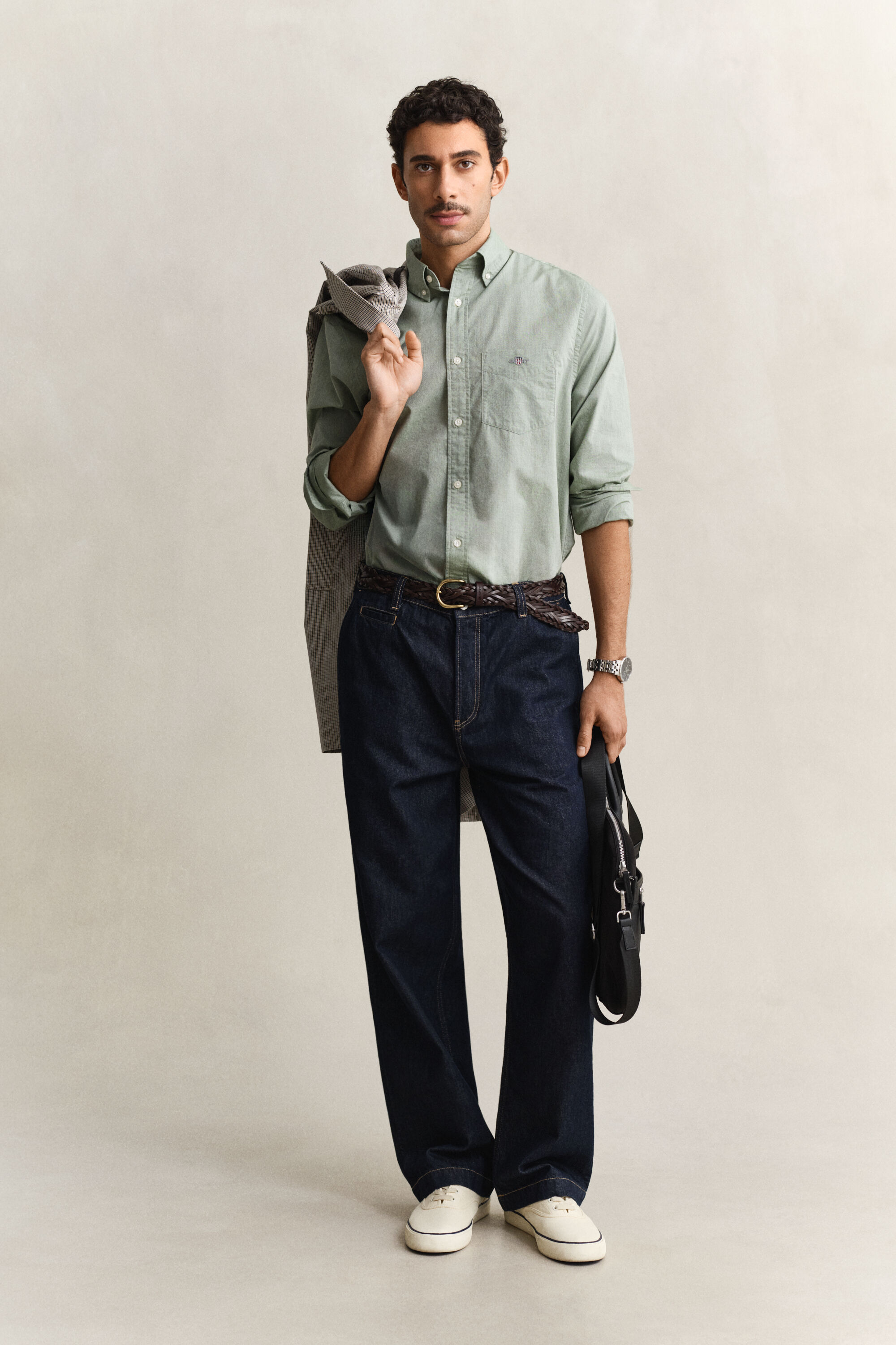 Camisa em popelina Classic regular fit