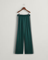 Calças Pull-On às riscas relaxed fit