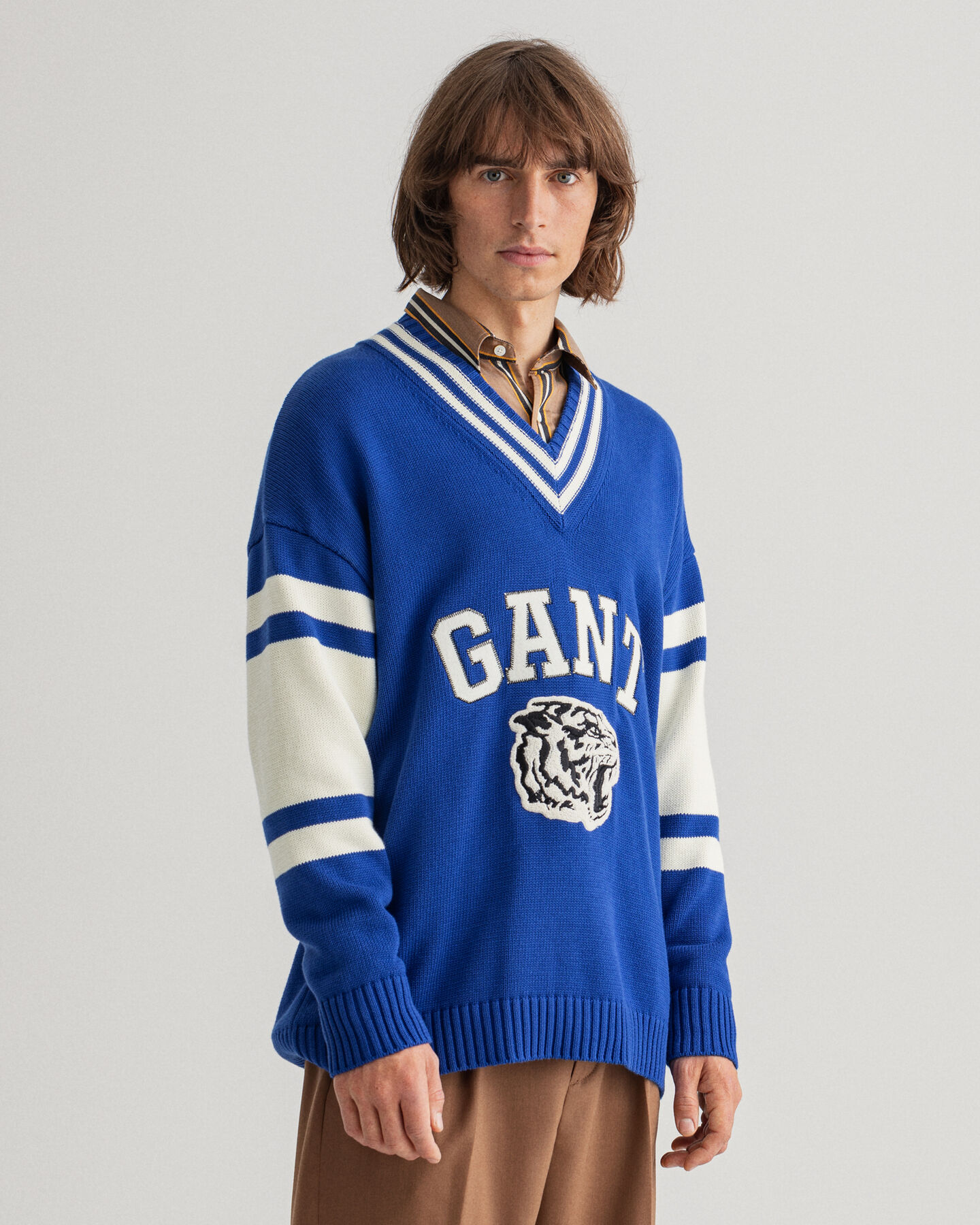 Camisola com decote em V Tiger